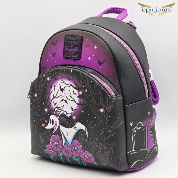 Loungefly Disney The Nightmare Before Christmas Zero Moon Doodle Mini Backpack main image 4